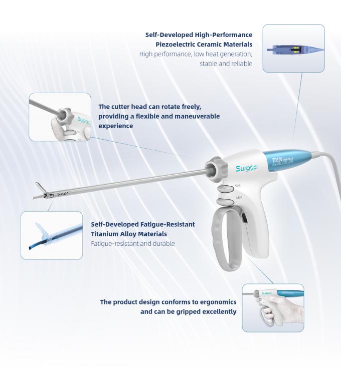 Ultrasonic Cutting Hemostatic Scalpel System Gun Type Shear For Surgical Operation 1