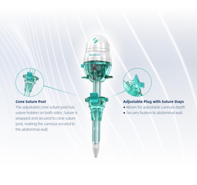 Laparoscopy And Surgery Hasson Bladeless Trocar And Cannula Single Use 1