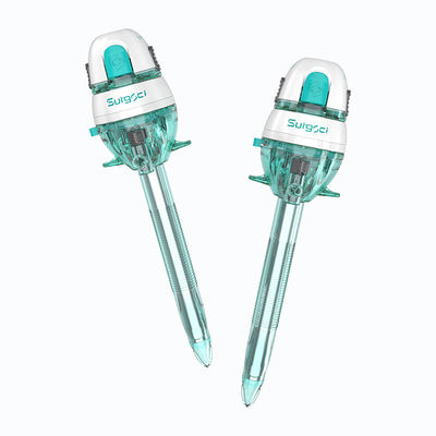 Visible Tip Steel Tube Optical Trocar Plastic Cannula Disposable Laparoscopic Trocar