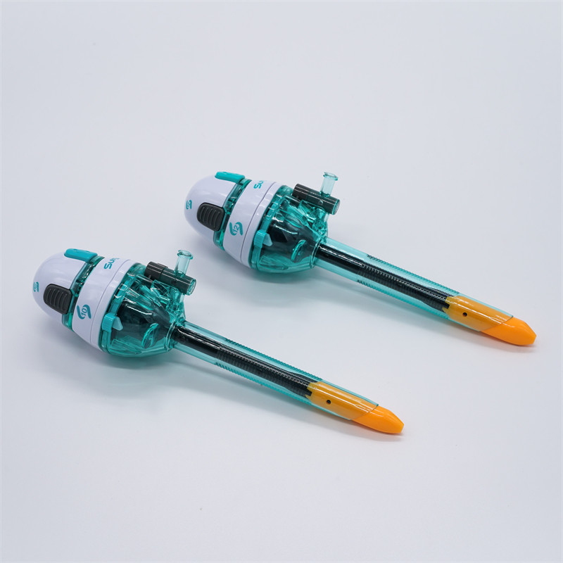 5 / 10 / 12 * 100mm Bladed Trocar Disposable Trocars For Laparoscopic Surgery