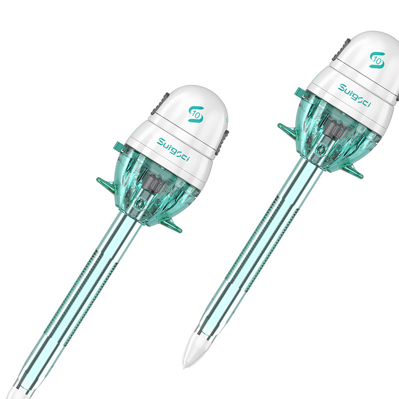 10mm Bladeless Plastic Tip Laparoscopic Trocar Surgery Use Disposable