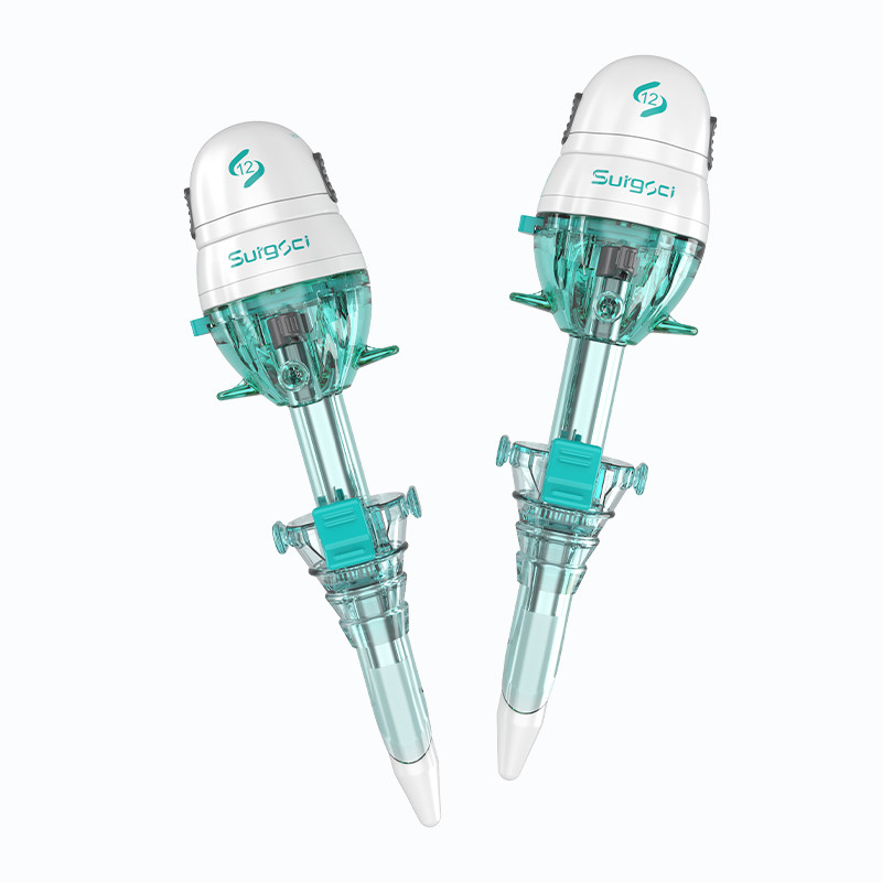 CE Certificated 12mm Hasson Type Disposable Trocar For Laparoscopic Surgery Surgsci Medical