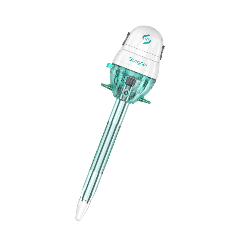Single Use Surgical Blunt Trocar Rounded Tip Safety For Abdominal Surgery