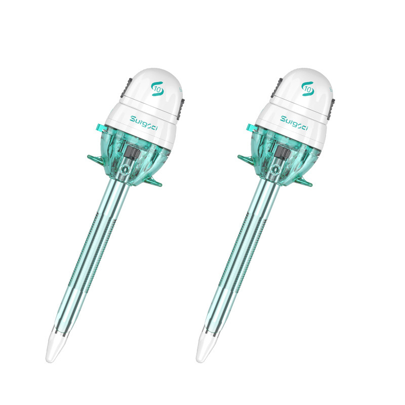 10mm Disposable Blunt Tip Trocar Medical Single Use Laparoscopic Abdominal Trocar