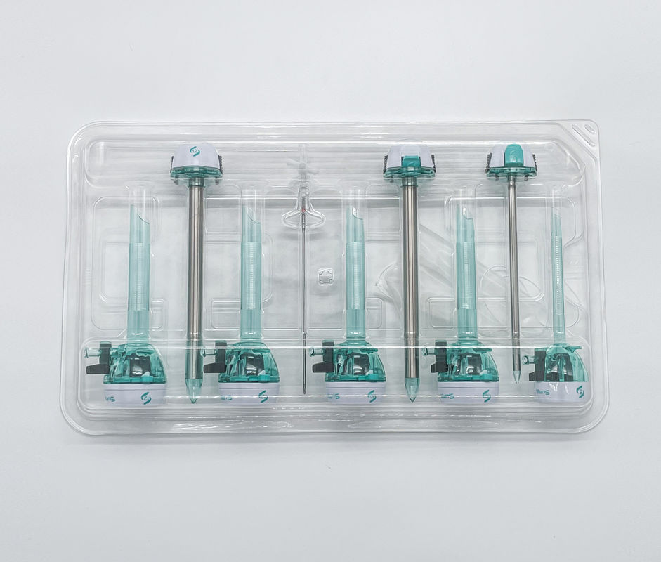 Endoscopy Surgical Disposable Trocar Kit CE Certificated 12mm Optical Trocar Set
