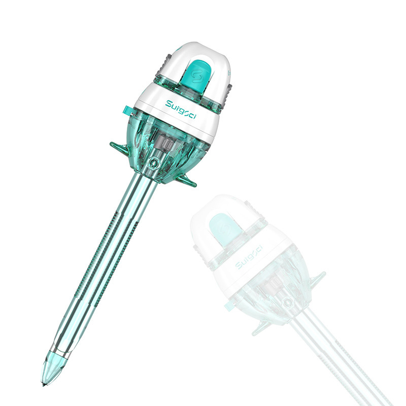 Single Use Abdominal Surgery Laparoscopic Instruments Disposable Optical Trocar