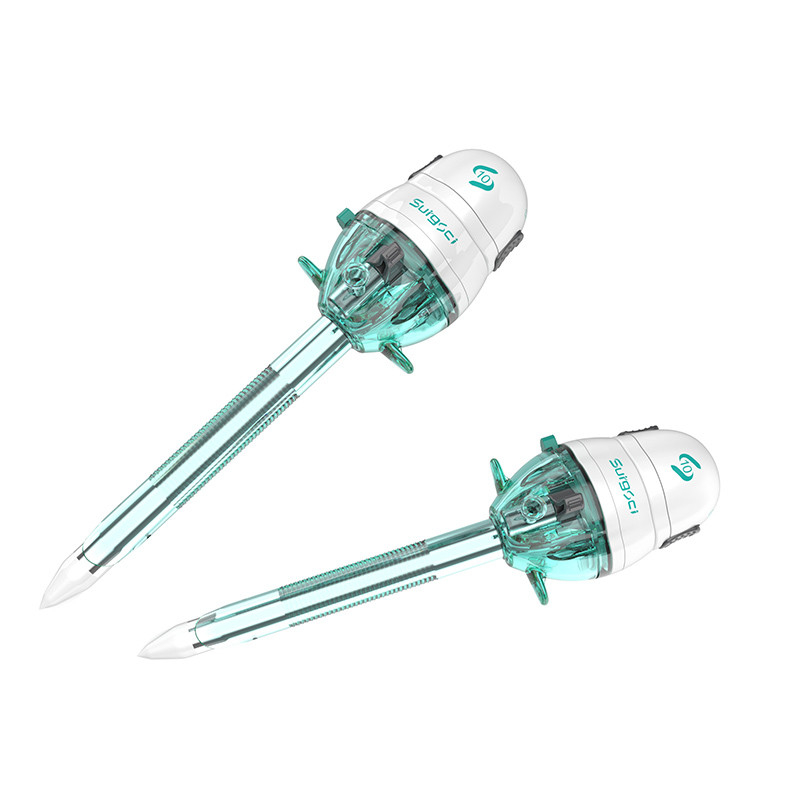 10mm Plastic Trocar Surgical Instruments Disposable Laparoscopic Bladeless Trocar