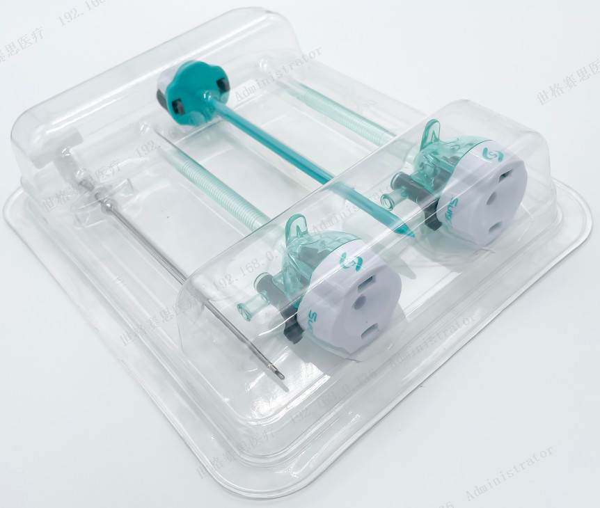 5mm Disposable Bladeless Trocar Kit Plastic Trocar Set for Laparoscopic Surgery
