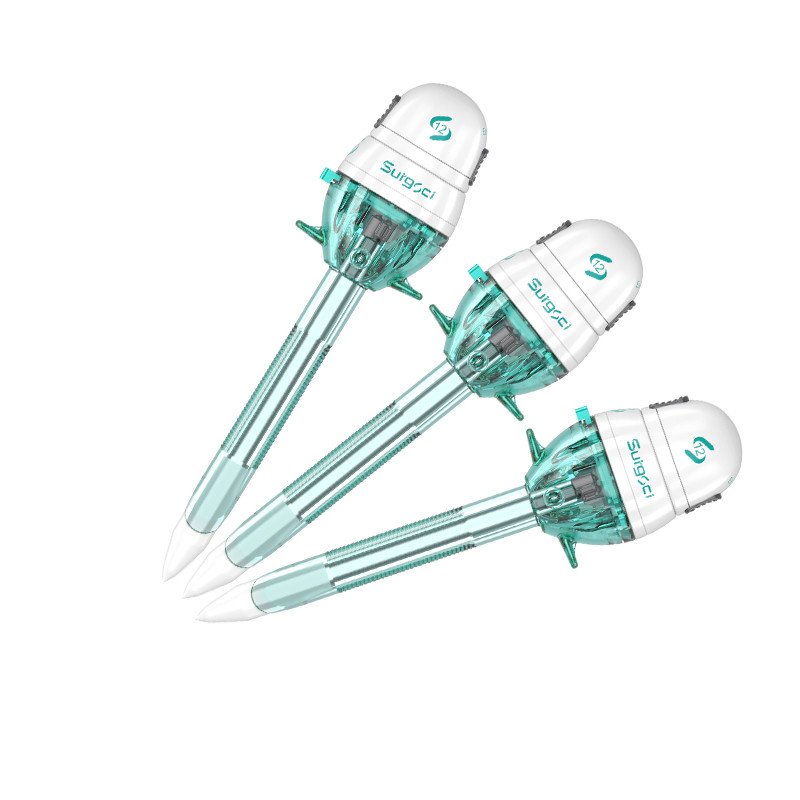 12mm Plastic Disposable Bladeless Trocar For Minimally Invasive Surgery
